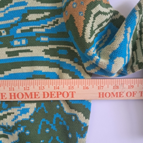 SeaMilk Cardigan Set Size S – 100% Cotton Button Front Sweaters (Blue & Brown) - Picture 3 of 16